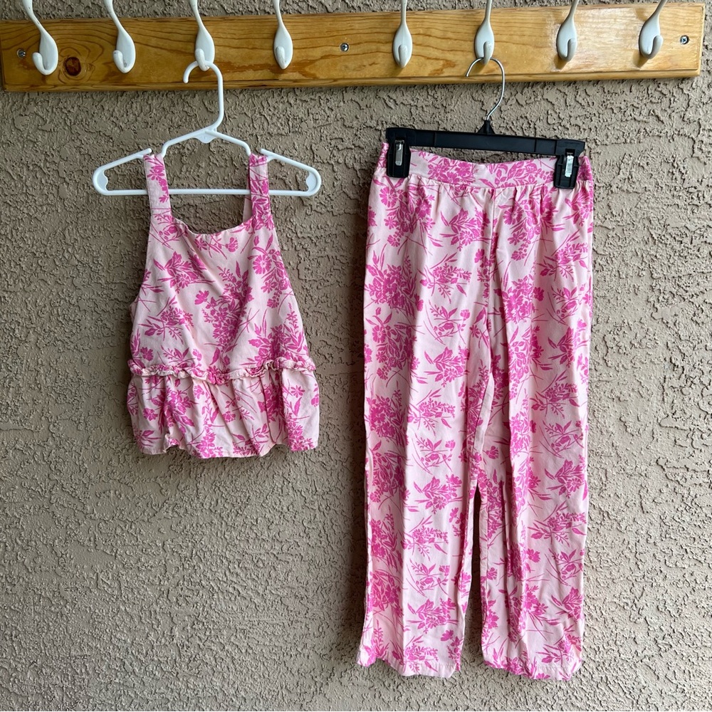 Girls floral matchingg set